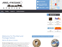 Tablet Screenshot of mailpackagestation.com